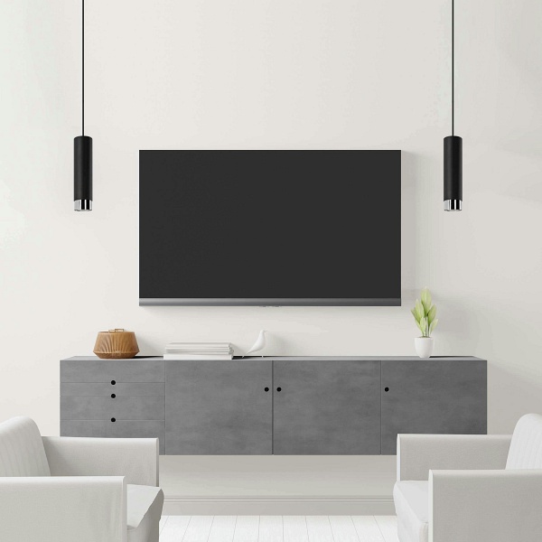 Lampa wisząca Hava 1 czarna Lampex