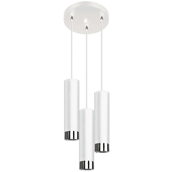 Lampa wisząca Hava 3P biała Lampex