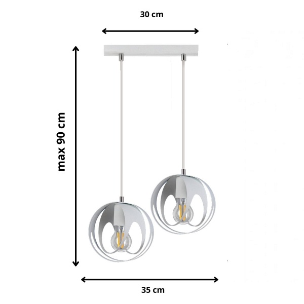 Lampa wisząca Ringo 2L Lampex