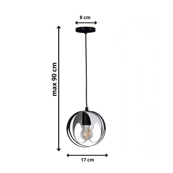 Lampa wisząca Ball 1 Lampex