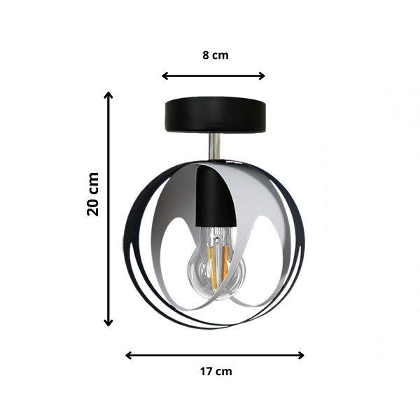 Lampa sufitowa Ball 1P Lampex