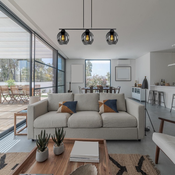 Lampa wisząca Riven 3 Lampex