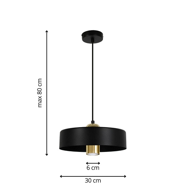 Lampa Wisząca Massimo 1B Lampex