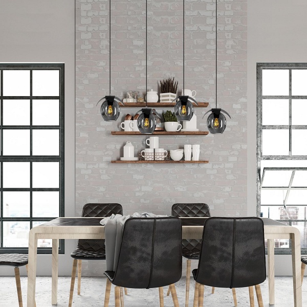 Lampa wisząca Lotos 4L Lampex