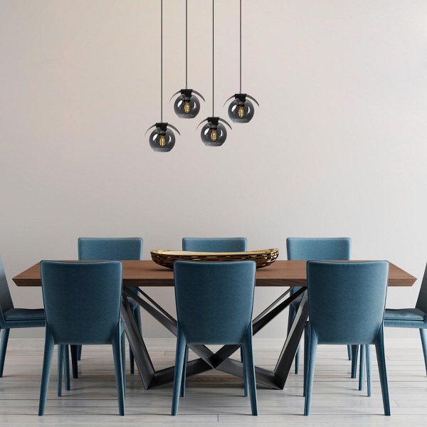 Lampa wisząca Orchidea 4L Lampex