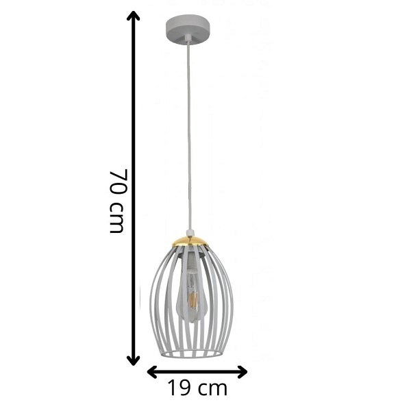 Lampa wisząca Welia 1 Lampex