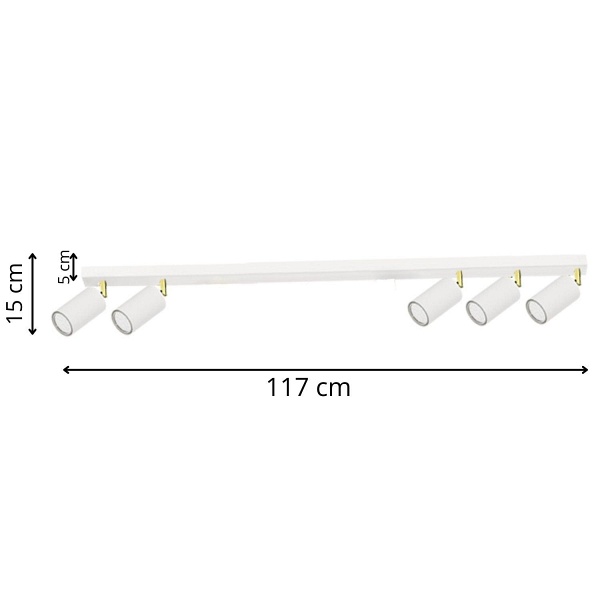 Plafon Larisa 5 Lampex