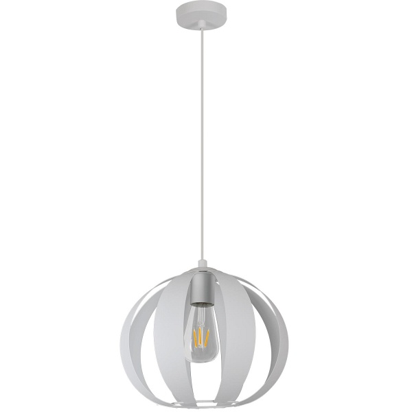 Lampa wisząca Britta 1 biała Lampex