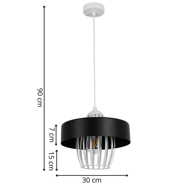Lampa wisząca Kapri Lampex
