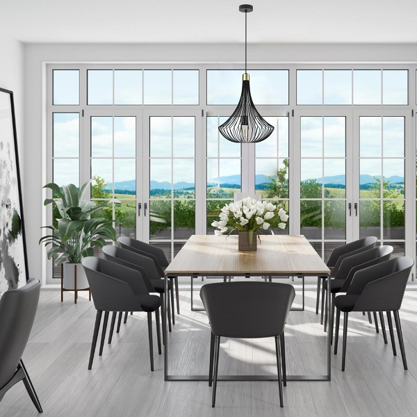 Lampa wisząca Bella 1 czarna Lampex