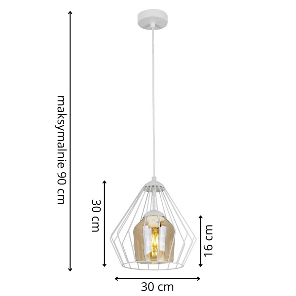 Lampa wisząca Rio 1 C Lampex