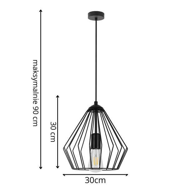 Lampa wisząca Rio 1 D Lampex