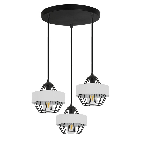 Lampa wisząca Kos 3P Lampex