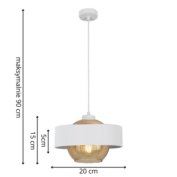 Lampa wisząca Lopes 1 Lampex
