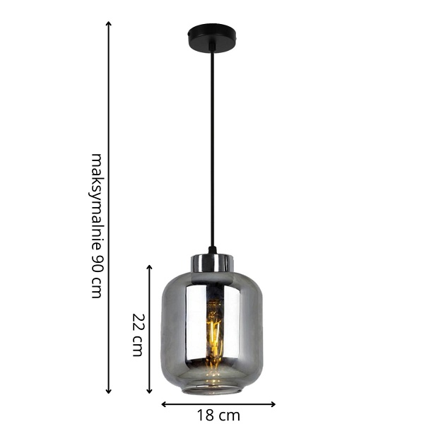 Lampa wisząca Marcello 1A Lampex