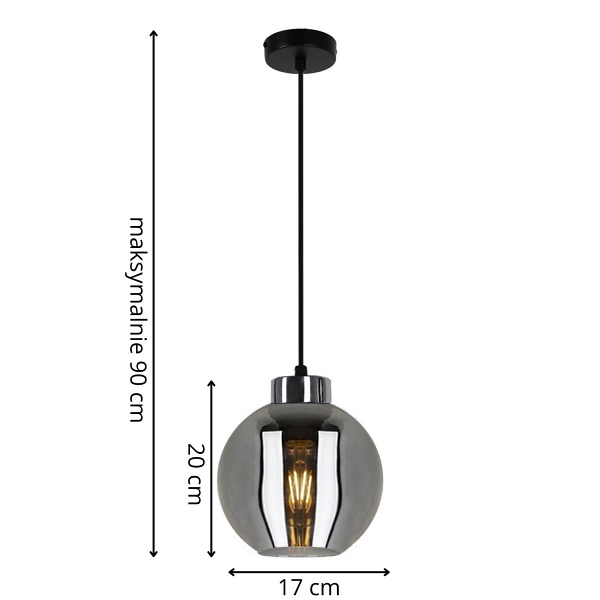 Lampa wisząca Marcello 1C Lampex