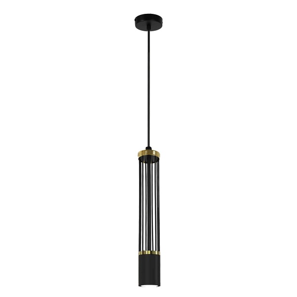 Lampa wisząca Rubio 1 czarna Lampex