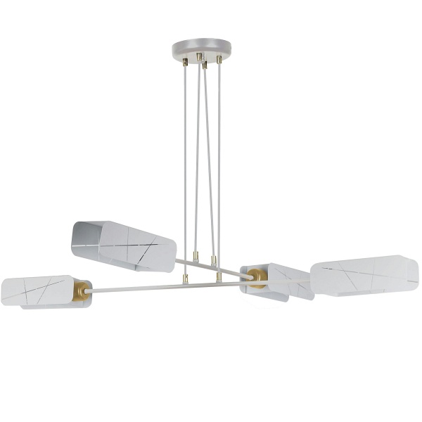 Lampa sufitowa Hebano 4 biała Lampex