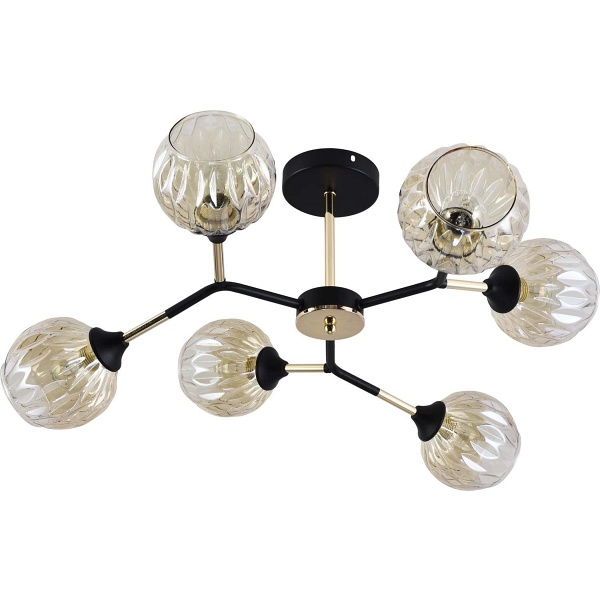 Żyrandol Briana 6 Lampex