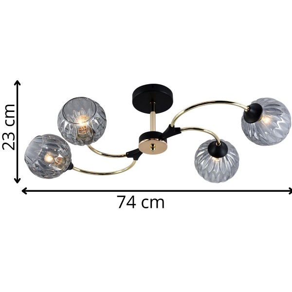 Żyrandol Sky 4 Lampex