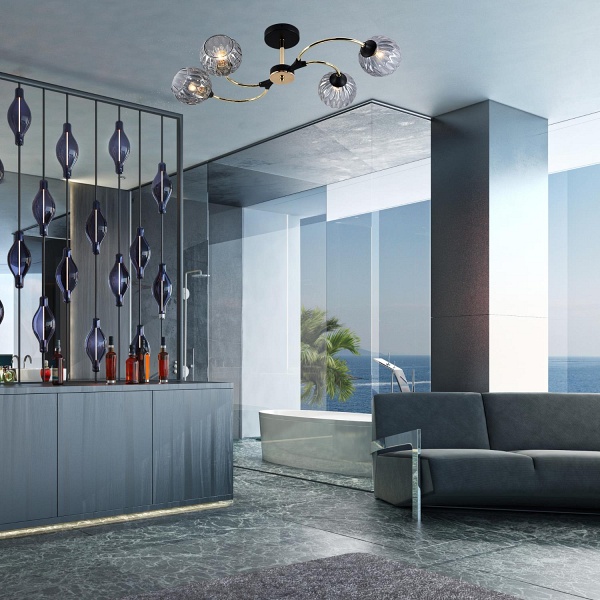 Żyrandol Sky 4 Lampex