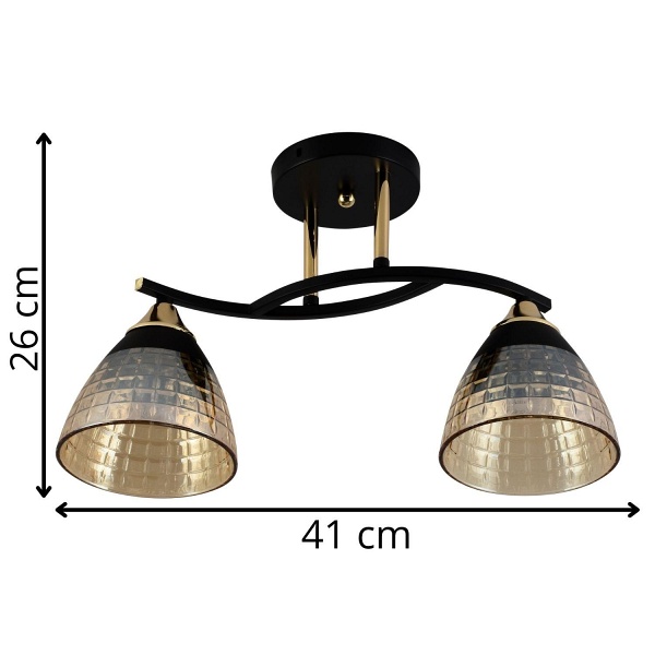 Żyrandol Greta 2 Lampex