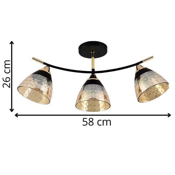 Żyrandol Toskana 3 Lampex