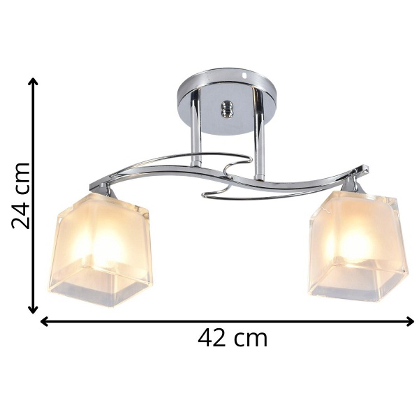 Żyrandol Erika 2 Lampex