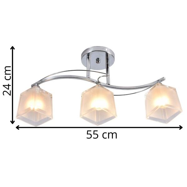 Żyrandol Erika 3 Lampex