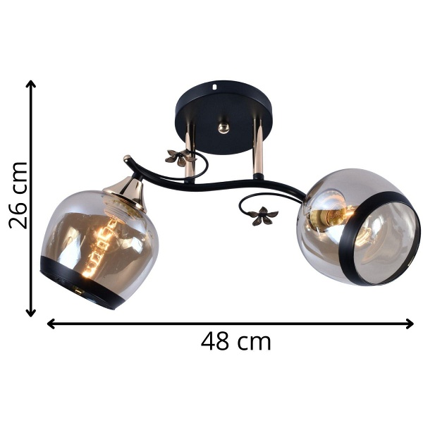 Żyrandol Orano 2 Lampex