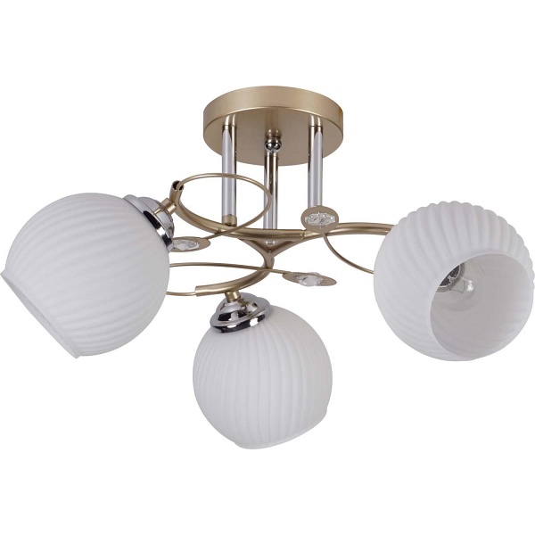 Żyrandol Goldio 3 Lampex