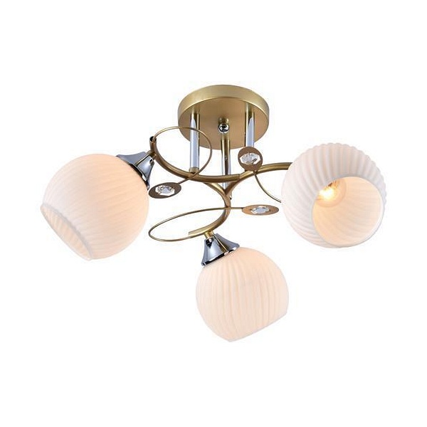 Żyrandol Goldio 3 Lampex