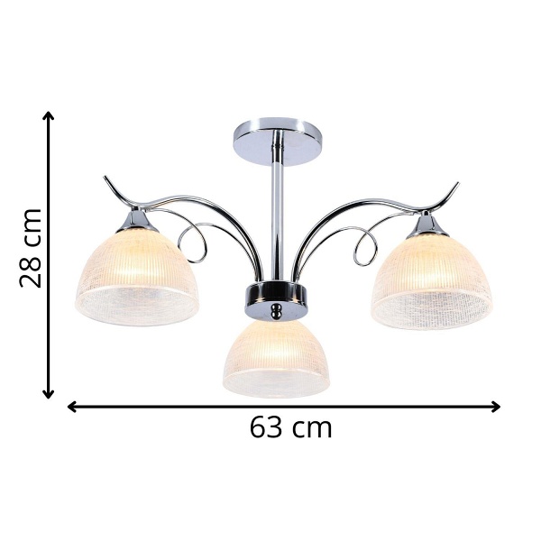 Żyrandol Odys 3 Lampex