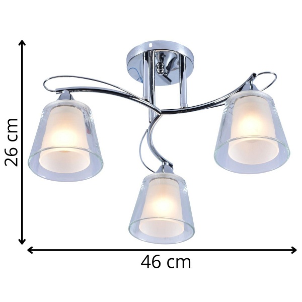 Żyrandol Aden 3 Lampex