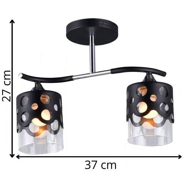 Żyrandol Rene 2 Lampex