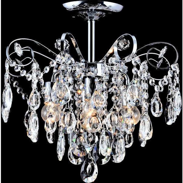 Żyrandol Valencja 4 CHR Lampex