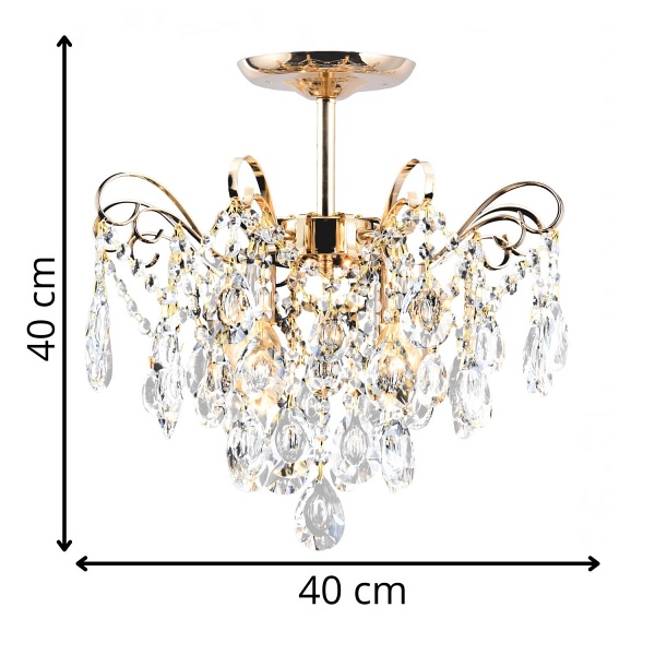 Żyrandol Valencja 4 ZLO Lampex
