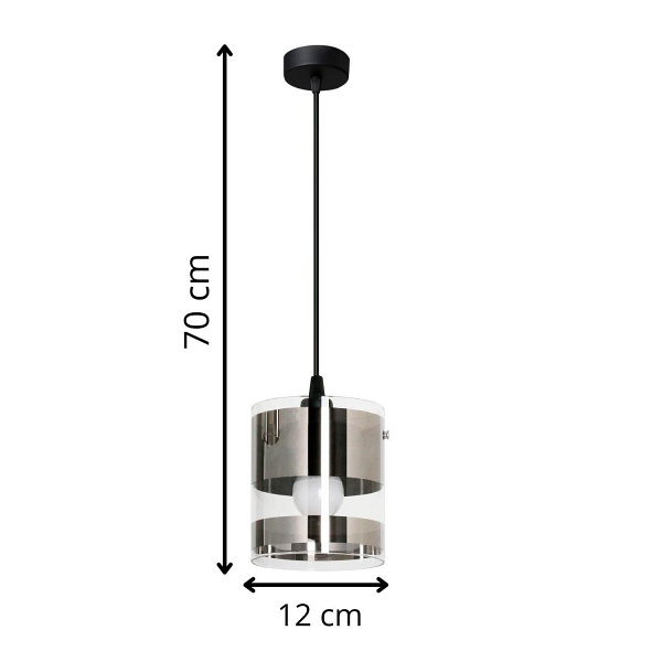 Lampa wisząca Boris 1 Lampex