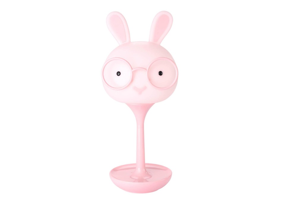 Lampka dekoracyjna Bunny różowa Lampex