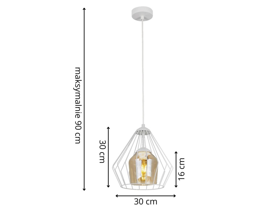 Lampa wisząca Rio 1 C Lampex