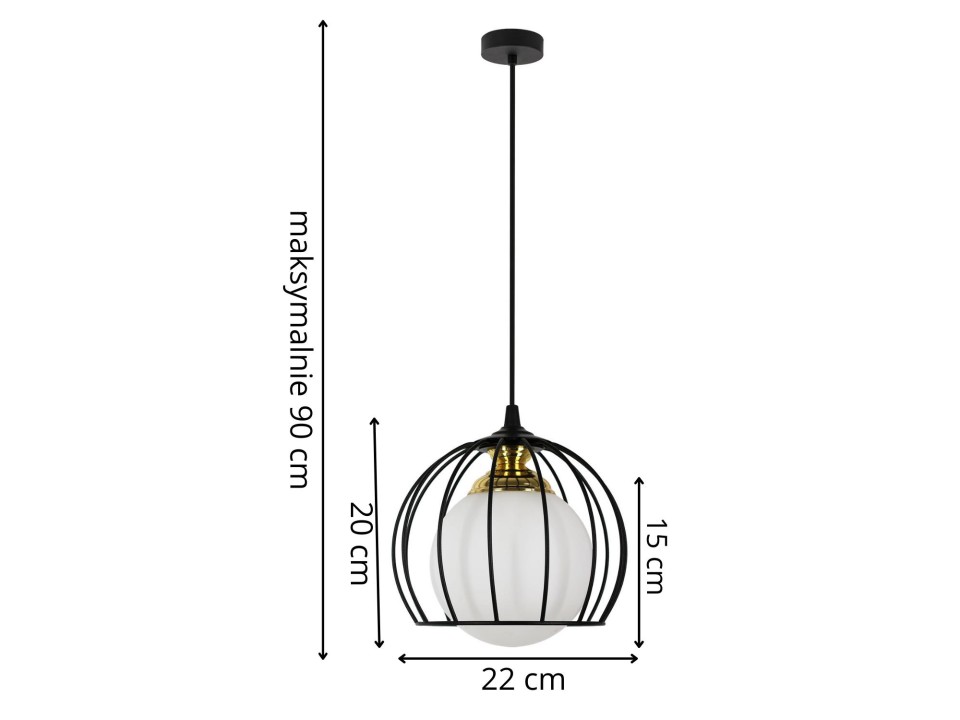 Lampa wisząca Molino 1 Lampex