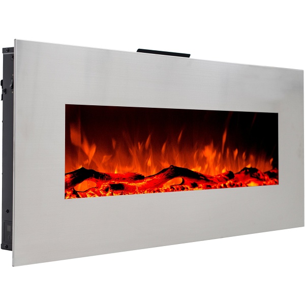 Kominek elektryczny Albion srebrny 42 - Aflamo