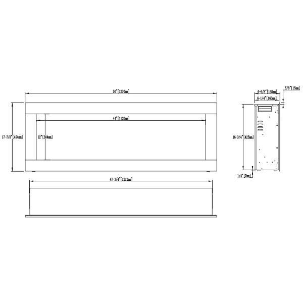 Kominek elektryczny Diamond 128 - Aflamo
