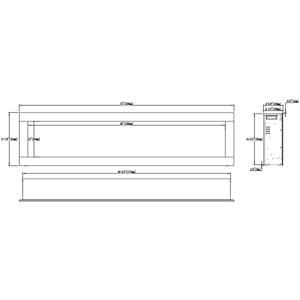 Kominek elektryczny Diamond 183 - Aflamo