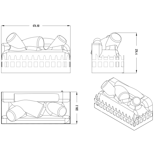 Kominek elektryczny Log - Aflamo