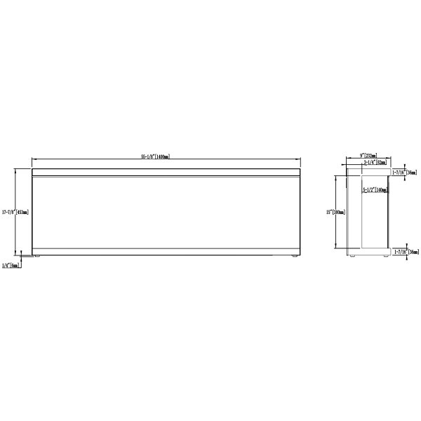 Kominek elektryczny Unique NH 140 - Aflamo