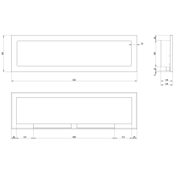 Biokominek Honos 155 - Aflamo