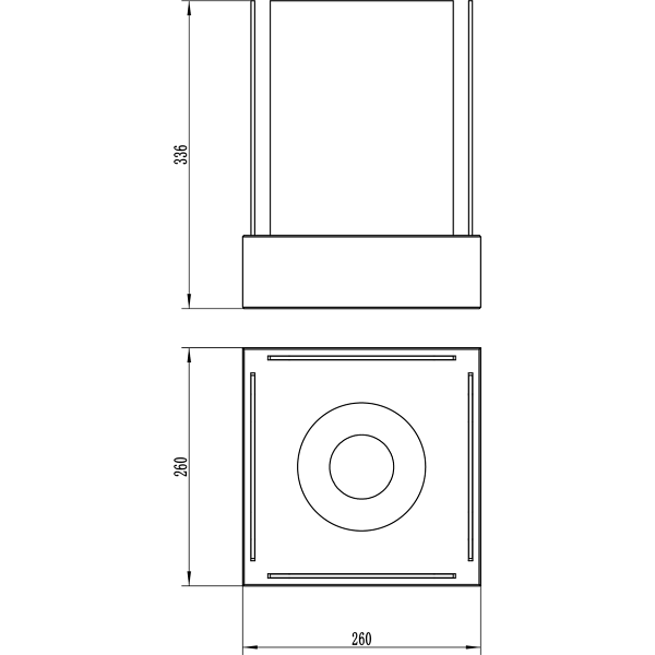 Biokominek Vica - Aflamo