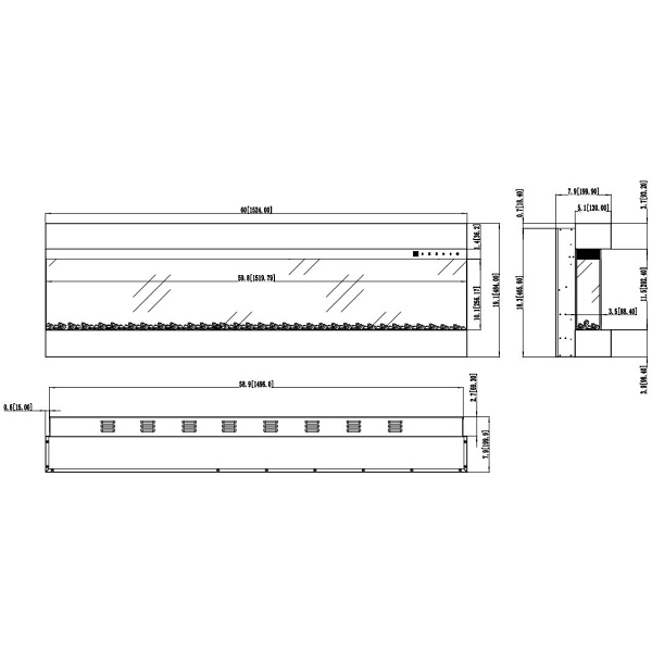 Kominek elektryczny Imperial 60 - Aflamo