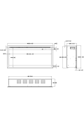 Kominek elektryczny AFLAMO 3D 45x90 - Aflamo